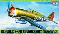 AVION DE GUERRE -  REPUBLIC P-47D THUNDERBOLT 'RAZORBACK' - 1/48 -  TAMIYA