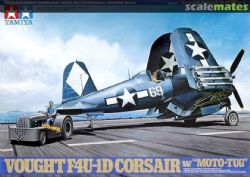 AVION DE GUERRE -  VOUGHT F4U-1D CORSAIR & MOTO-TUG - 1/48 -  TAMIYA