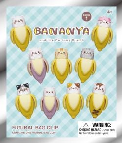BANANYA -  PORTE-CLÉ FIGURINE 3D ALÉATOIRE - SÉRIE 1