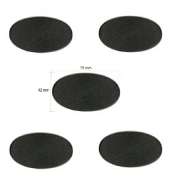 BASES -  SOCLES OVALES CITADEL DE 75X42MM (X5)