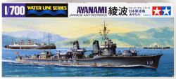 BATEAU DE GUERRE -  WATER LINE SERIES - AYANAMI NAVY DESTROYER - 1/700 -  TAMIYA