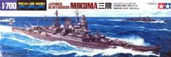 BATEAU DE GUERRE -  WATER LINE SERIES - MIKUMA JAPANESE HEAVY CRUISER - 1/700 -  TAMIYA