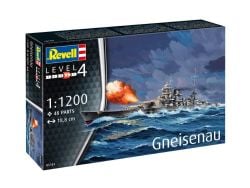 BATEAU -  GNEISENAU GERMAN BATTLESHIP 1/1200 (NIVEAU 4) -  REVELL