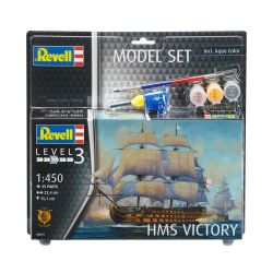 BATEAU À VOILES -  ENSEMBLE À MODÈLE - H.M.S. VICTORY - 1/450 (SKILL LEVEL 3) -  REVELL