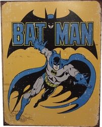 BATMAN -  AFFICHE MÉTALLIQUE 