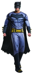 BATMAN -  COSTUME DE BATMAN GRIS TORSE MUSCLÉ (ADULTE) -  BATMAN VS SUPERMAN