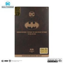 BATMAN -  FIGURINE D'ARMORED BATMAN (BATMAN: THE DARK KNIGHT RETURNS) - PATINA EDITION - GOLD LABEL - DC MULTIVERSE -  MCFARLANE TOYS