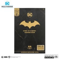 BATMAN -  FIGURINE DU BATMAN KNIGHTMARE - DC VS VAMPIRES - GOLD LABEL - DC MULTIVERSE -  MCFARLANE TOYS