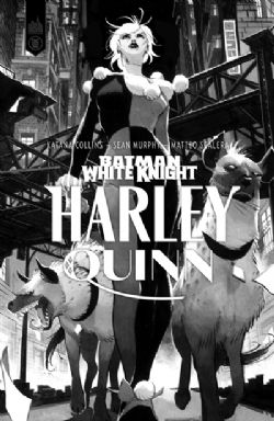 BATMAN -  HARLEY QUINN (VERSION NOIR ET BLANC) -  BATMAN WHITE KNIGHT