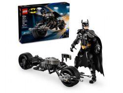 BATMAN -  LA FIGURINE À CONSTRUIRE DE BATMAN™ ET LA MOTO BAT-POD (713 PIÈCES) 76273