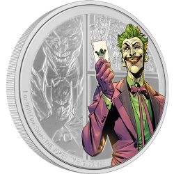 BATMAN -  LES VILLAINS DE DC COMICS : LE JOKER™ -  PIÈCES DE LA NEW ZEALAND MINT (NOUVELLE-ZÉLANDE) 2023 01