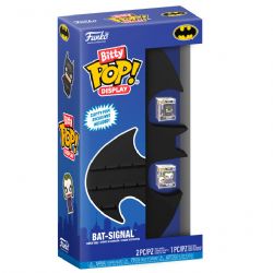 BATMAN -  MICRO FIGURINE POP! PRÉSENTOIRE BAT-SIGNAL -  BITTY POP!