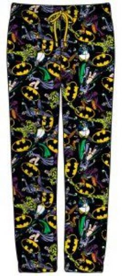 BATMAN -  PANTALON DE PYJAMA - NOIR (ADULTE) -  DC COMICS