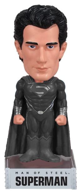 BATMAN -  WACKY WOBBLER USAGÉ BOBBLE-HEAD DE SUPERMAN (19 CM) -  MAN OF STEEL