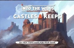 BATTLE MATS -  CHÂTEAUX ET DARDONS -  INTO THE WILDS BATTLEMAP BOOKS