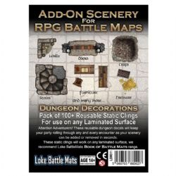 BATTLE MATS -  DUNGEON DECORATIONS -  ADD-ON SCENERY FOR RPG BATTLE MAPS