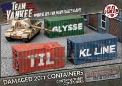 BATTLEFIELD IN A BOX -  CONTENEURS 20FT - VERSION DOMMAGES -  TEAM YANKEE