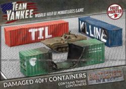BATTLEFIELD IN A BOX -  CONTENEURS 40FT - VERSION DOMMAGES -  TEAM YANKEE