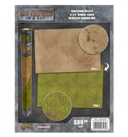 BATTLEFIELD IN A BOX -  GRASSLAND / DESERT SURFACE DE JEU DOUBLE(6'X4')