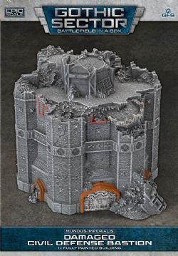 BATTLEFIELD IN A BOX -  MUNDUS IMPERIALIS CIVIL DEFENSE BASTION DAMAGED -  GOTHIC SECTOR