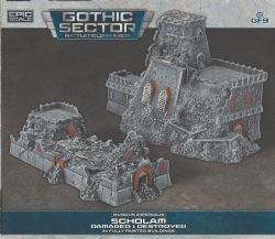 BATTLEFIELD IN A BOX -  MUNDUS IMPERIALIS DAMAGED AND DESTROYED WV1 SCHOLAM -  GOTHIC SECTOR