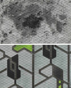 BATTLETECH -  BATTLEMAT FIELDTECH LUNAR/CITY (ANGLAIS)