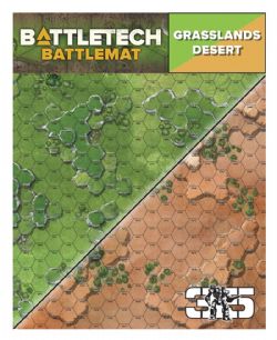 BATTLETECH -  DESERT/GRASSLANDS A (56.9 CM X 91.4 CM) -  BATTLEMAT