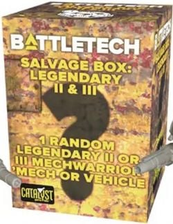 BATTLETECH -  LEGENDARY II & III - EXPANSION BOOSTER (ANGLAIS) -  SALVAGE BOX
