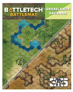 BATTLETECH -  SAVANNA/GRASSLANDS D (56.9 CM X 91.4 CM) -  BATTLEMAT