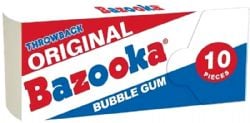 BAZOOKA -  GOMME BALLOUNE - ORIGINAL & FRAMBOISE BLEUE