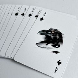 BE LIKE A CROW -  CARTE À JOUER (ANGLAIS)