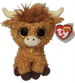 BEANIE BOOS -  ALFIE LA VACHE BRUNE DES HIGHLANDS (15 CM)