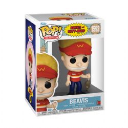 BEAVIS AND BUTT-HEAD -  FIGURINE POP! EN VINYLE DE BEAVIS - UNIFORME BURGER WORLD (10 CM) 1592