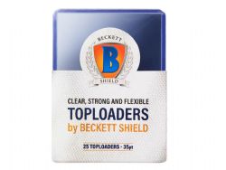 BECKETT SHIELD -  TOPLOADER 35PT (PAQUET DE 25)