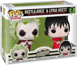 BEETLEJUICE -  ENSEMBLE DE 2 FIGURINE POP! EN VINYLE DE BEETLEJUICE & LYDIA DEETZ (10 CM) -  BEETLEJUICE 2