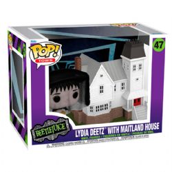 BEETLEJUICE -  FIGURINES POP!TOWN EN VINYLE DE LYDIA DEETZ ET LA MAISON MAITLAND (10 CM) 47