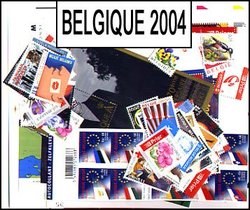 BELGIQUE -  ANNÉE COMPLÈTE 2004, TIMBRES NEUFS