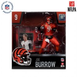 BENGALS DE CINCINNATI -  #9 JOE BURROW - MAILLOT ALTERNATIF (18 CM) -  MCFARLANE TOYS