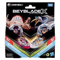 BEYBLADE -  JURASSIC WORLD COLLAB SPINOSAURUS VS. QUETZALCOATLUS -  BEYBLADE X