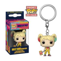 BIRDS OF PREY -  PORTE-CLÉ POP! EN VINYLE DE HARLEY QUINN (4 CM)
