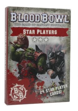 BLOOD BOWL -  24 STAR PLAYER CARDS (ANGLAIS)