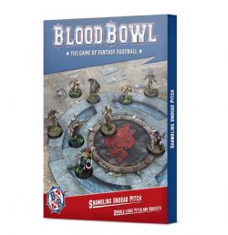 BLOOD BOWL -  SHAMBLING UNDEAD PITCH AND DUGOUTS SET