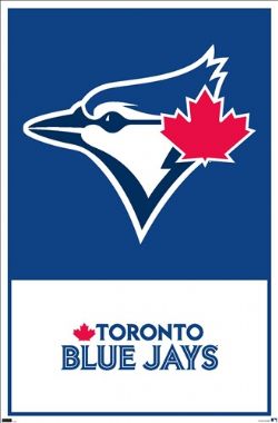 BLUE JAYS DE TORONTO -  AFFICHE DU LOGO (56 CM X 86.5 CM)