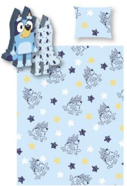 BLUEY -  ENSEMBLE DE COUVERTURE DE VOYAGE - 3 PIÈCES (13X12X12)
