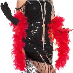 BOA -  BOA DELUXE EN PLUMES ROUGES (48 GRAMMES)