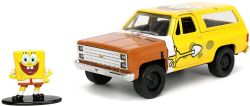 BOB L'ÉPONGE -  CHEVROLET - BLAZER K5 1980 AVEC FIGURINE DE BOB L'ÉPONGE - 1/32 -  HOLLYWOOD RIDES