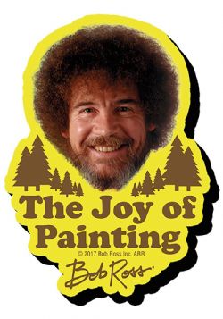 BOB ROSS -  AIMANT THE JOY OF PAINTING
