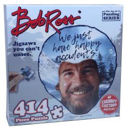 BOB ROSS -  PUZZLE - WE JUST HAVE HAPPY ACCIDENTS (414 PIECES)