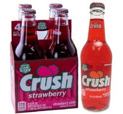 BOISSONS GAZEUSES -  CRUSH AUX FRAISES (355 ML)