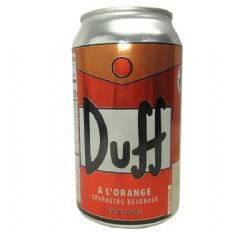 BOISSONS GAZEUSES -  DUFF - ORANGE (330 ML) -  LES SIMPSONS